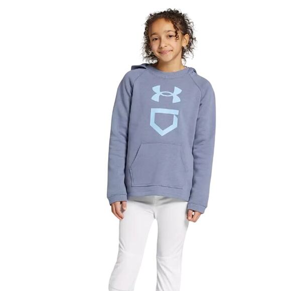 Under Armour Other - Under Armour Girls' Softball Hoodie - Youth XL Blue